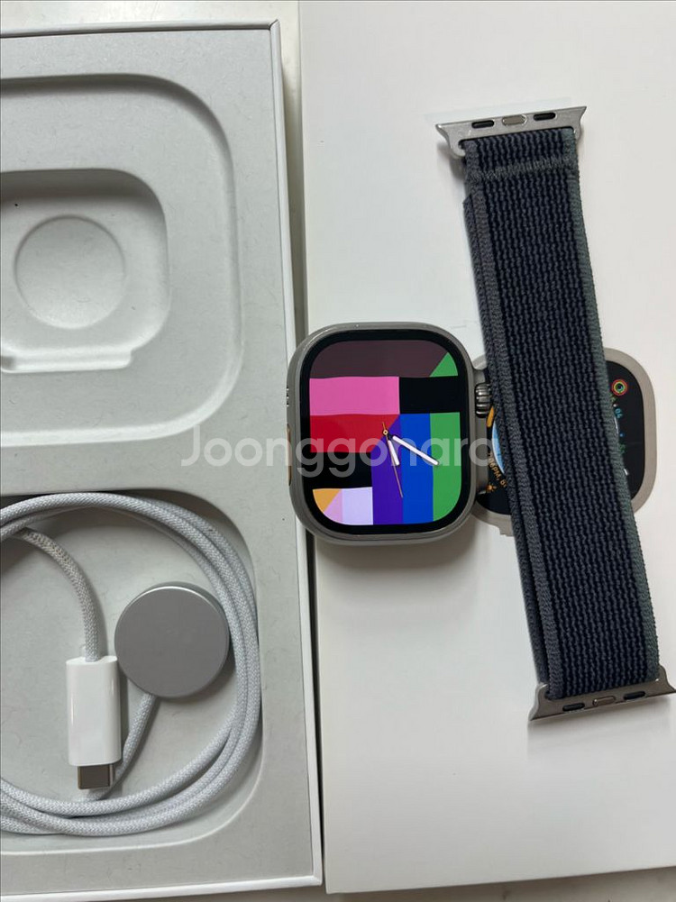 애플워치 울트라1 실버 SSS급--0