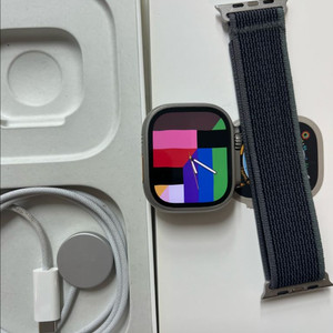 애플워치 울트라1 실버 SSS급