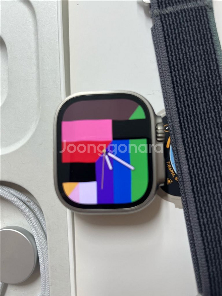 애플워치 울트라1 실버 SSS급--1