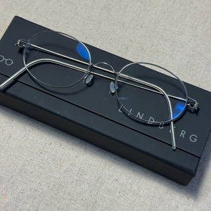 린드버그 요크 안경테 실버