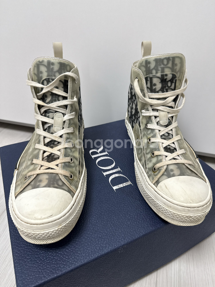 정품 디올 오블리크 스니커즈 컨버스 44사이즈 (285~290)--0