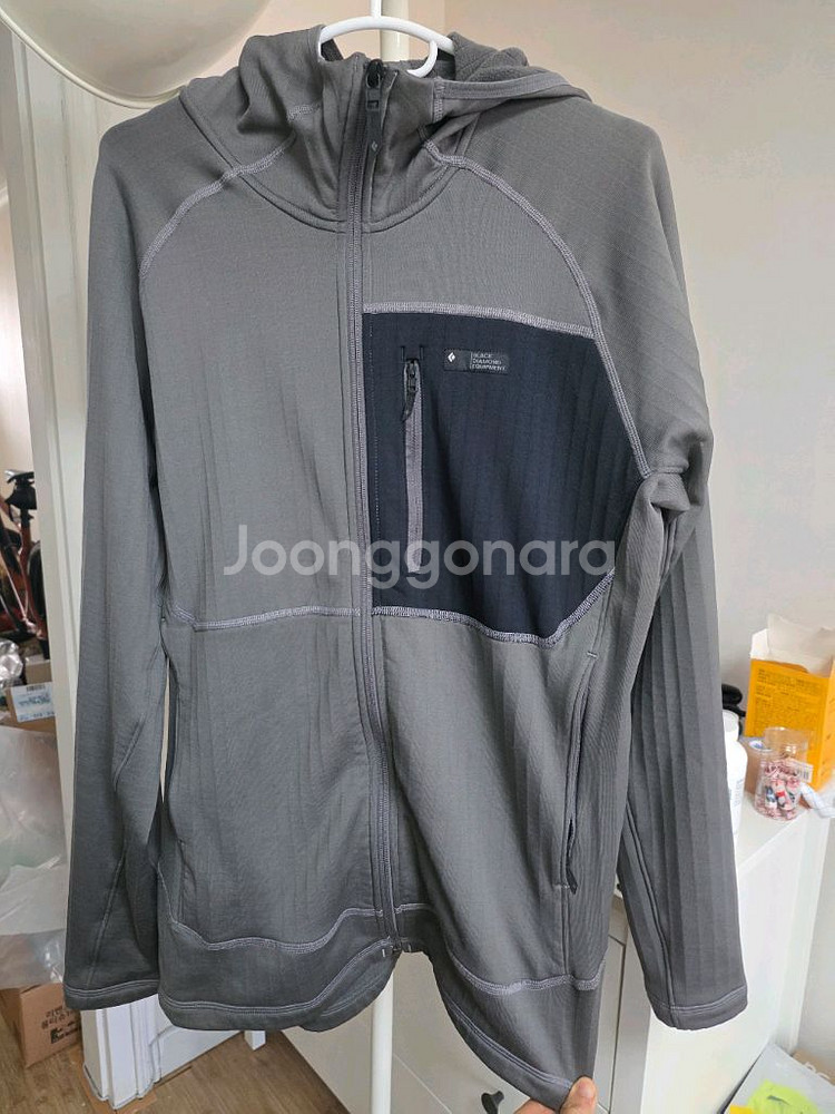블랙다이아몬드 팩터 후디 그레이 L--0