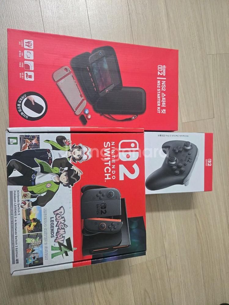 (새제품)스위치2 za + 프로콘2 + 스타터팩--0