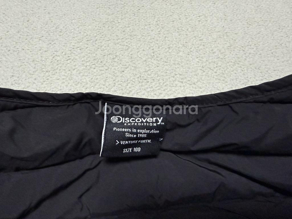 디스커버리 구스다운 경량패딩 조끼 여성용 100호 77사이즈--4