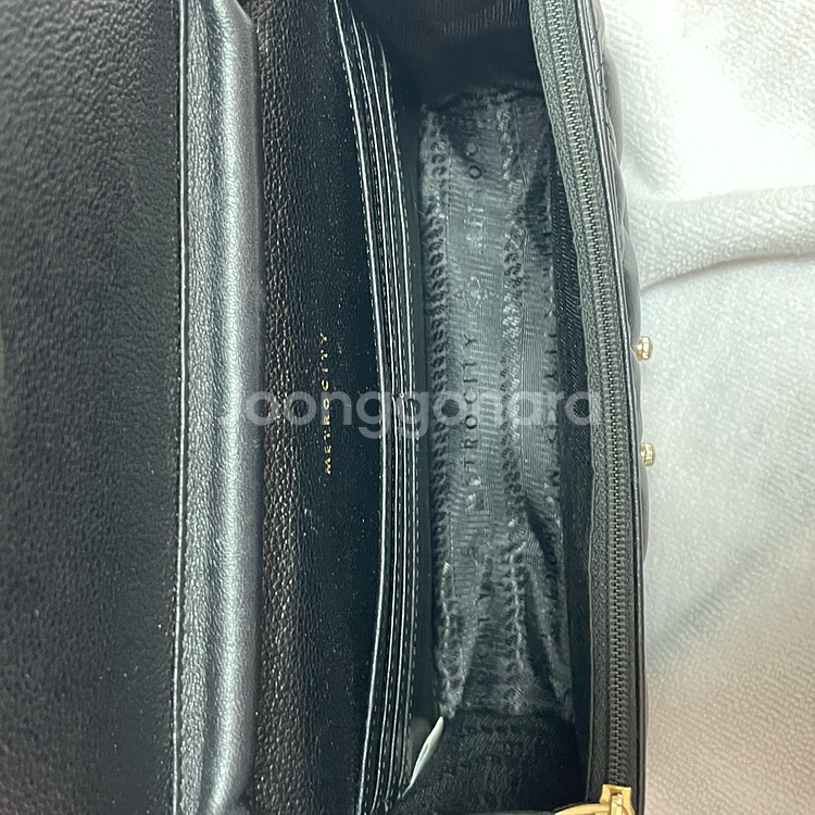 메트로시티 퀄팅 숄더 크로스백 가방 정리 처분 벼룩--5