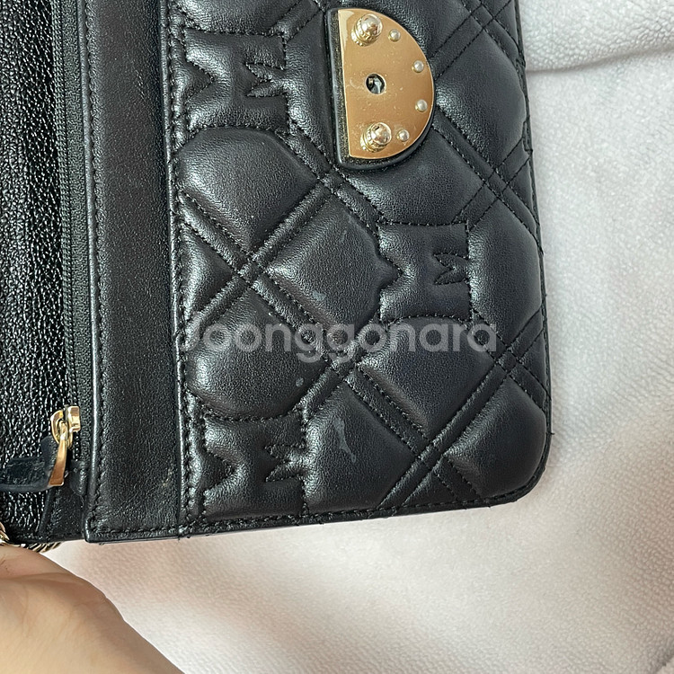 메트로시티 퀄팅 숄더 크로스백 가방 정리 처분 벼룩--6