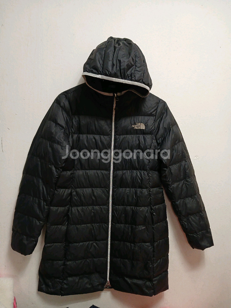 노스페이스 키즈 여아 롱 경량패딩 사이즈 160--0