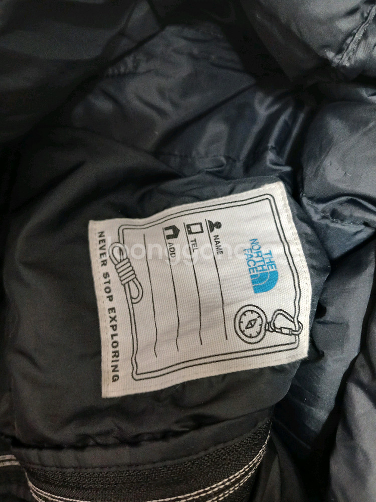 노스페이스 키즈 여아 롱 경량패딩 사이즈 160--4