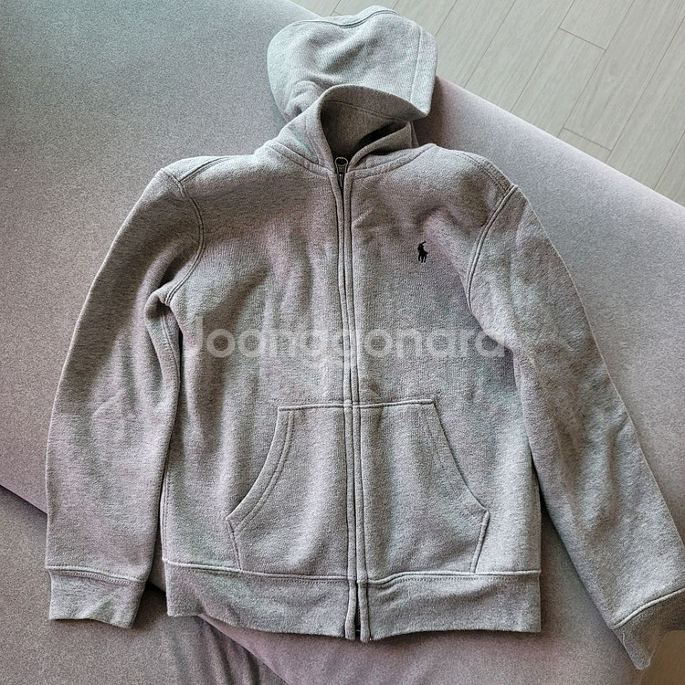 정품 폴로 랄프로렌 키즈 후드 집업 7Y--0