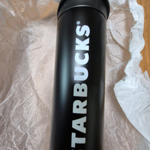 스타벅스 윌슨 매트블랙 레터 텀블러 새상품 판매