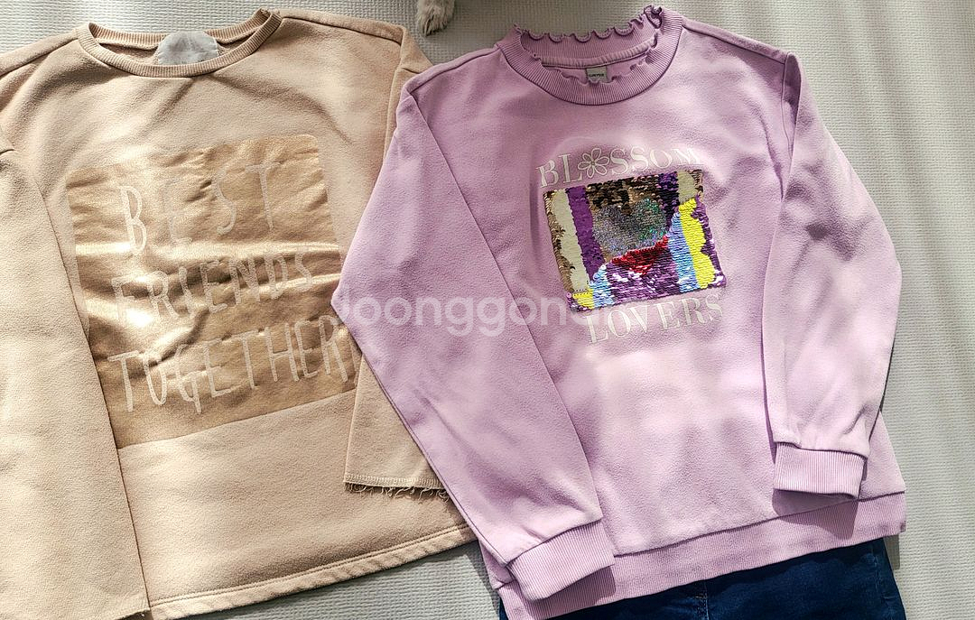 140 사이즈 초등 후리스점퍼,맨투맨 기모바지 5종--1