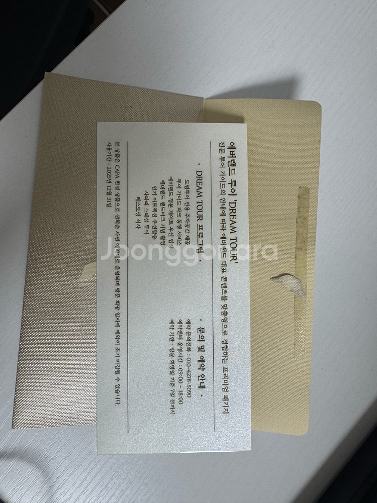 에버랜드 드림투어 입장권--1