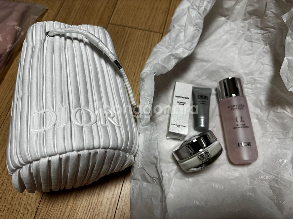 [미사용](새상품) 디올뷰티 복조리 파우치 세트--0