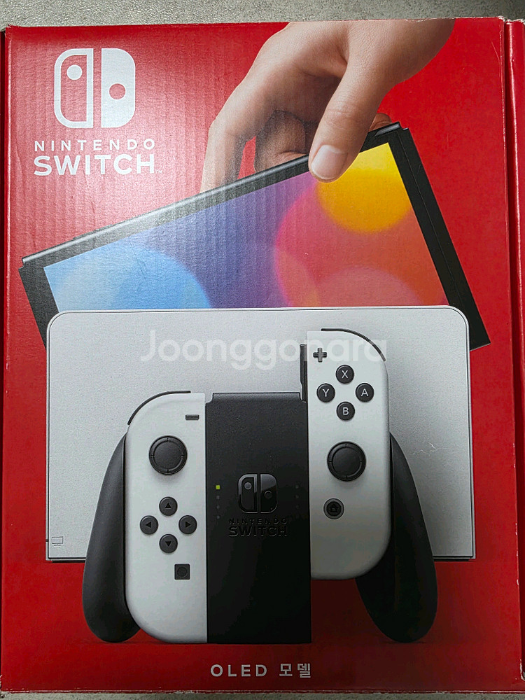 (단순개봉 새상품)닌텐도 스위치 OLED 화이트--0