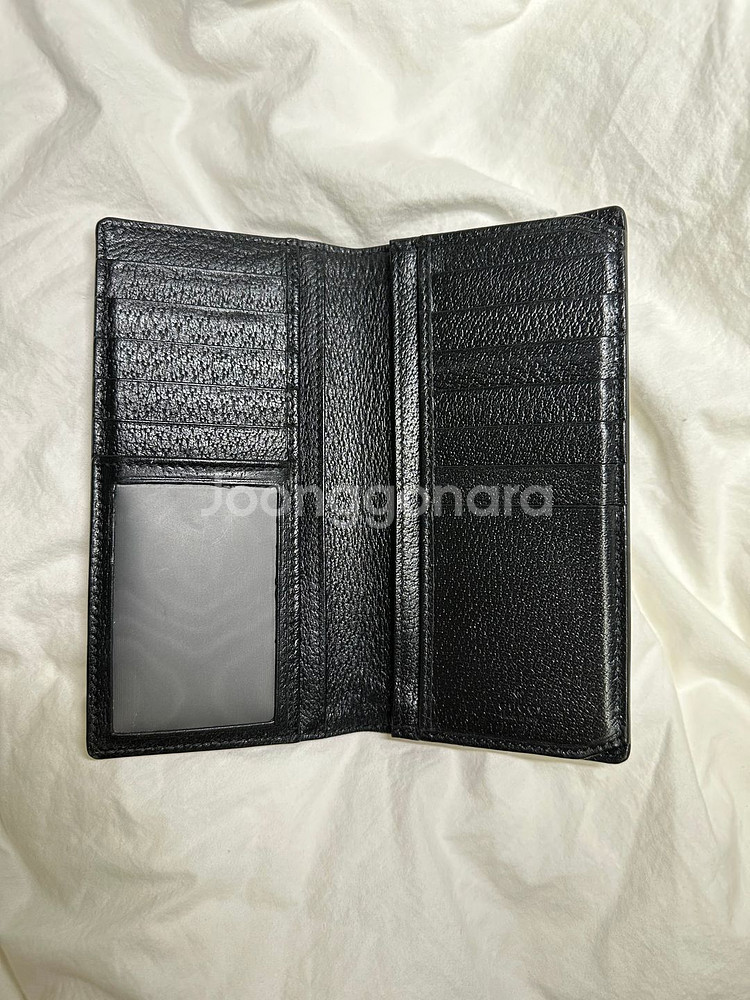 정품 구찌 GG 마몬트 장지갑 블랙--6