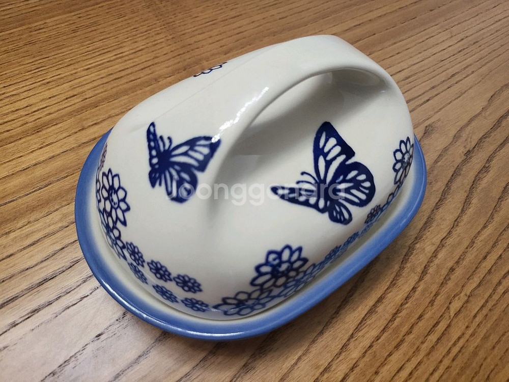 *폴란드 핸드메이드 나비그릇((새상품.정품))*--3