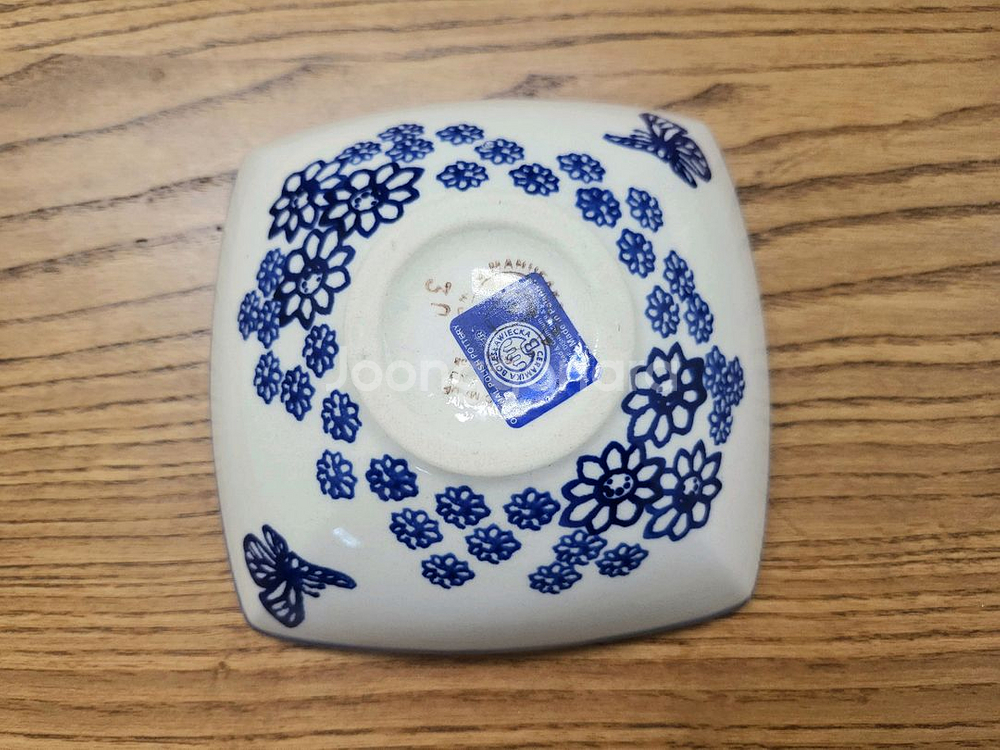 *폴란드 핸드메이드 나비그릇((새상품.정품))*--8