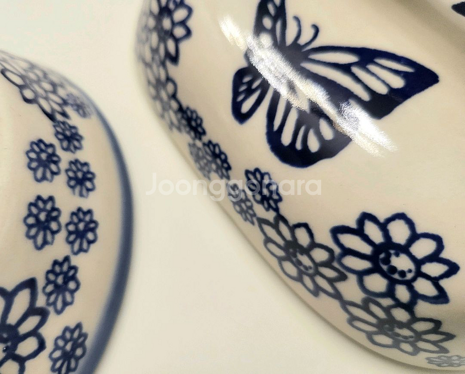 *폴란드 핸드메이드 나비그릇((새상품.정품))*--9