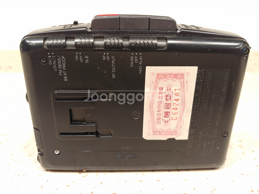 파나소닉(RQ-A170)-1 워크맨(라디오,카세트)--5