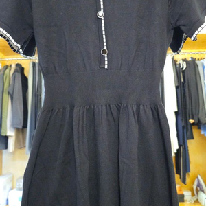 블랙 니트 원피스