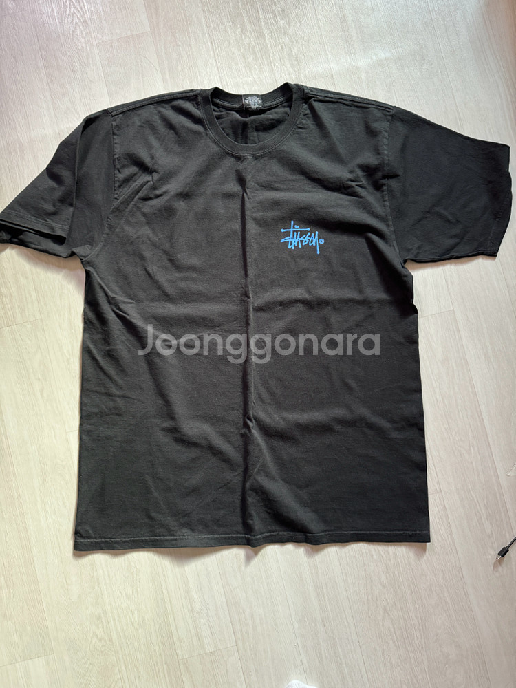 스투시 이스트 비너스 피그먼트 다이드 티셔츠 블랙 L--2