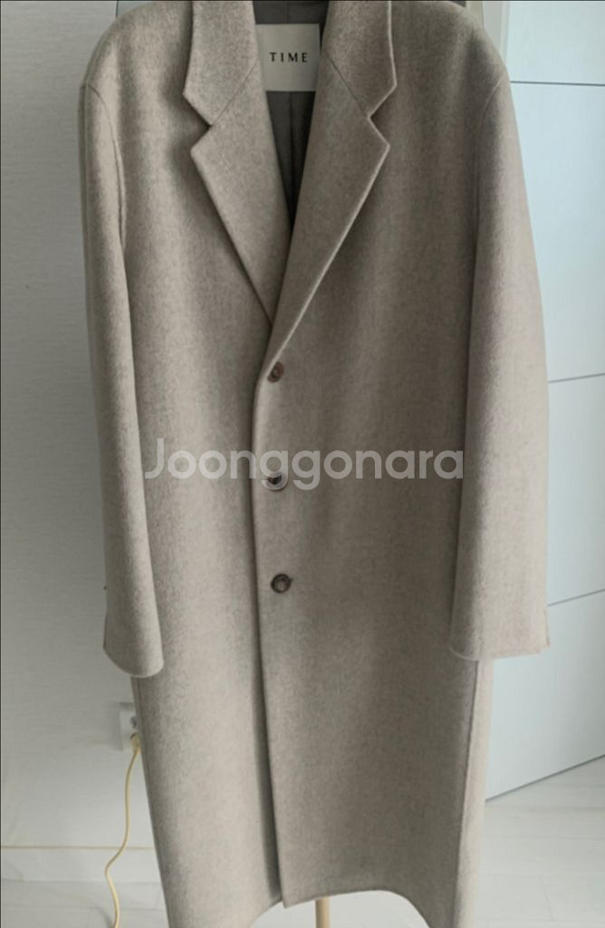 21FW 타임옴므 롱코트 100 사이즈 (TH2BB-WCT410MP1) 팝니다--1