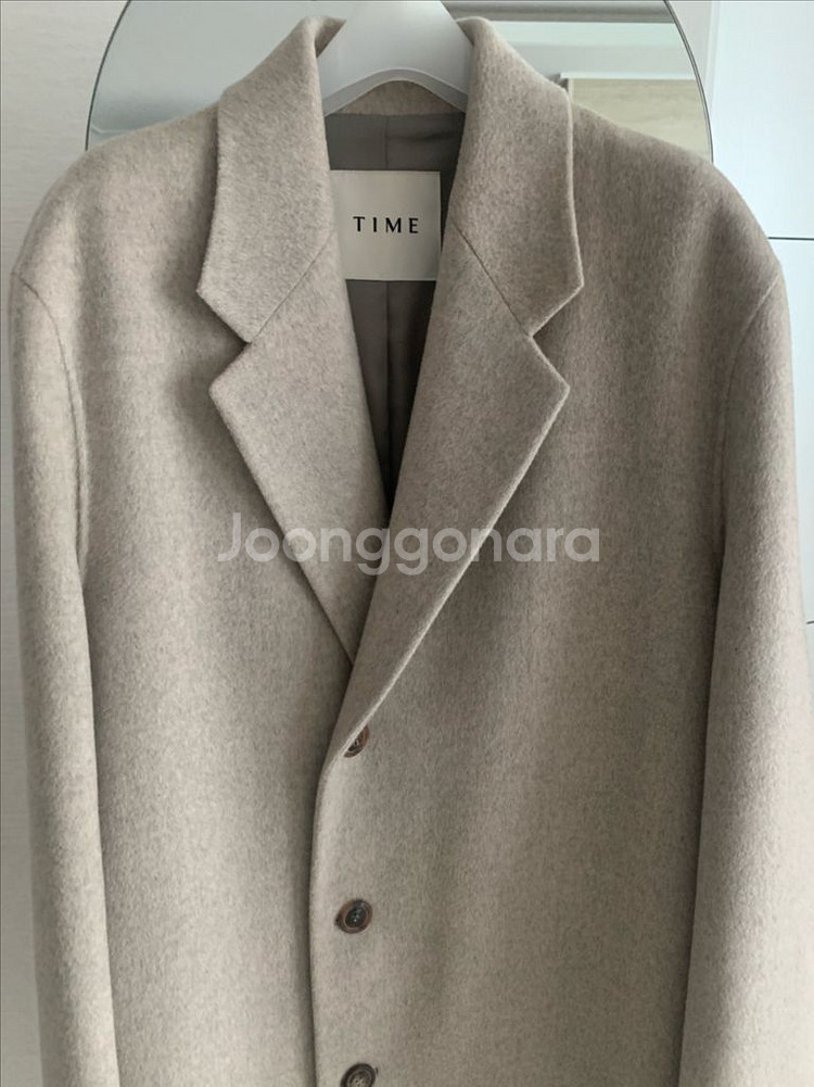 21FW 타임옴므 롱코트 100 사이즈 (TH2BB-WCT410MP1) 팝니다--0