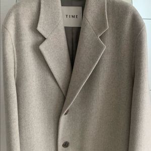 21FW 타임옴므 롱코트 100 사이즈 (TH2BB-WCT410MP1) 팝니다