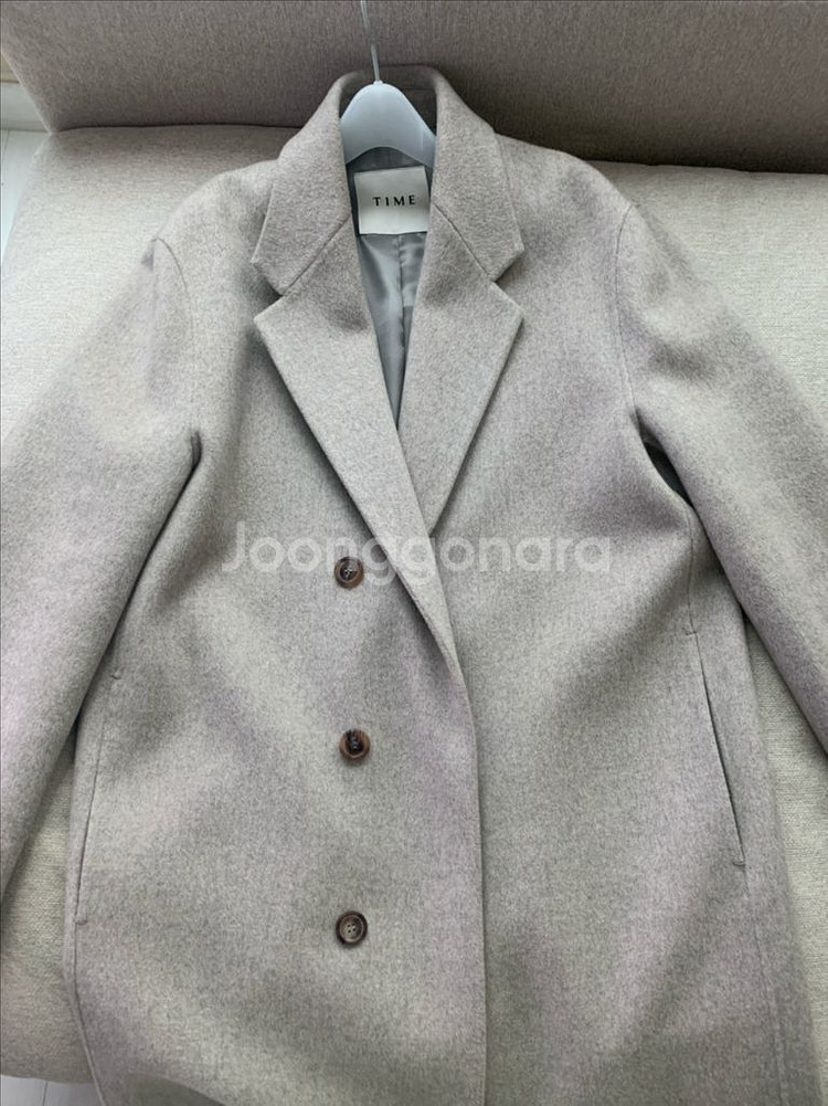 21FW 타임옴므 롱코트 100 사이즈 (TH2BB-WCT410MP1) 팝니다--3