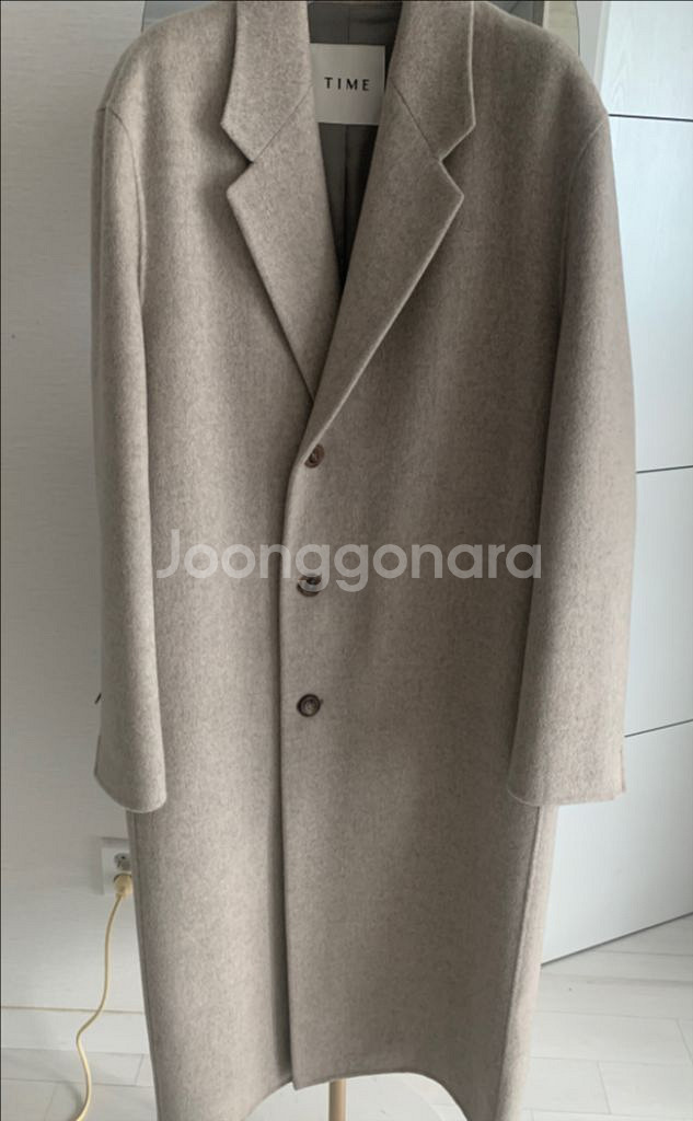 21FW 타임옴므 롱코트 100 사이즈 (TH2BB-WCT410MP1) 팝니다--2