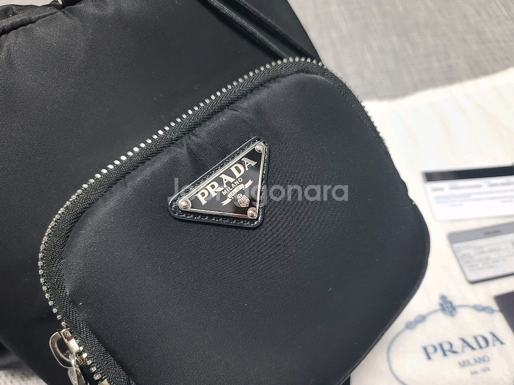 프라다 패딩 버킷백 나일론 1be026 크로스백 토트백--1