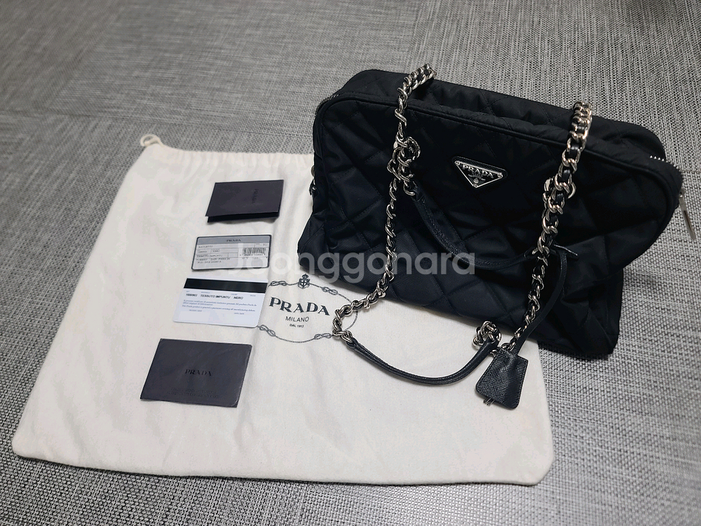 프라다 퀼팅 체인백 숄더백 1bb903 크로스백--0