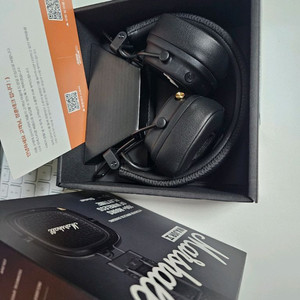 (소비코 정품) 마샬 메이저4 블랙 헤드폰 팝니다