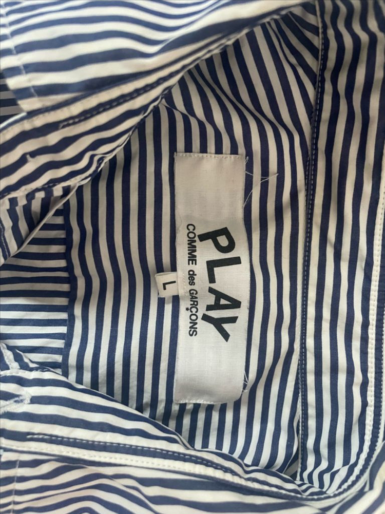 꼼데가르송 스트라이프 셔츠 L--1