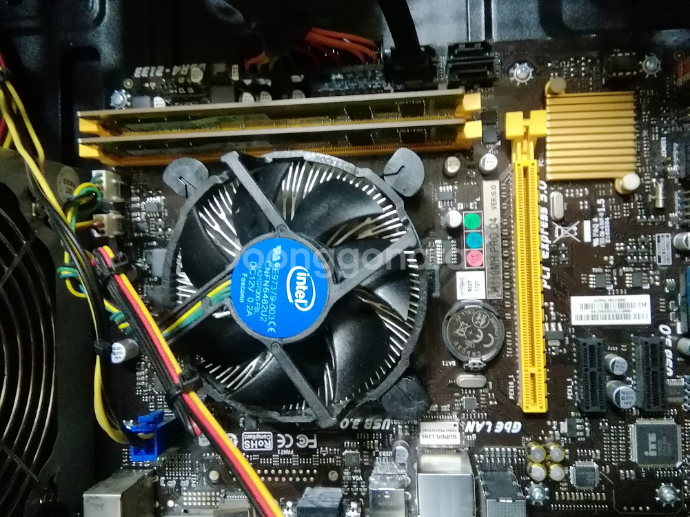 WIN11 인텔 6세대 CPU 고속 사무용 피시 삼성DDR4 8G램 120SSD 데스크탑 컴퓨터 PC--6