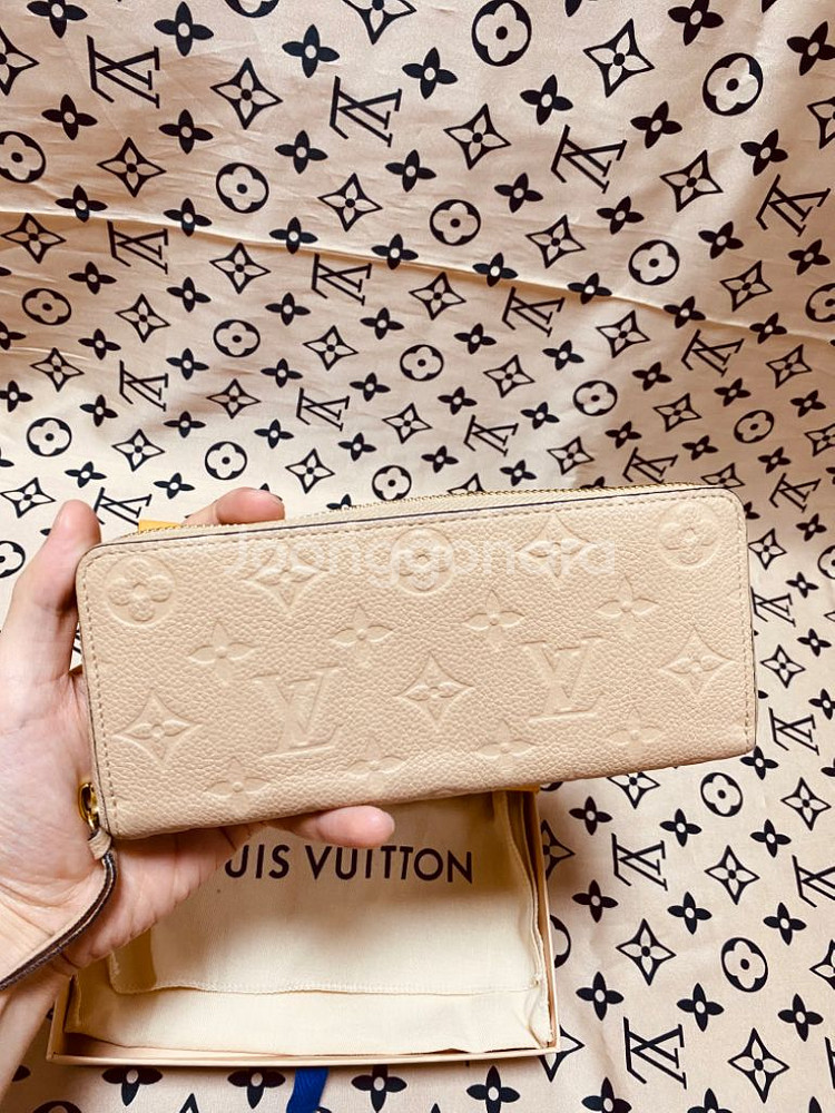 [OS] 루이비통 앙프렝뜨 끌레망스 지퍼돌이 장지갑--2