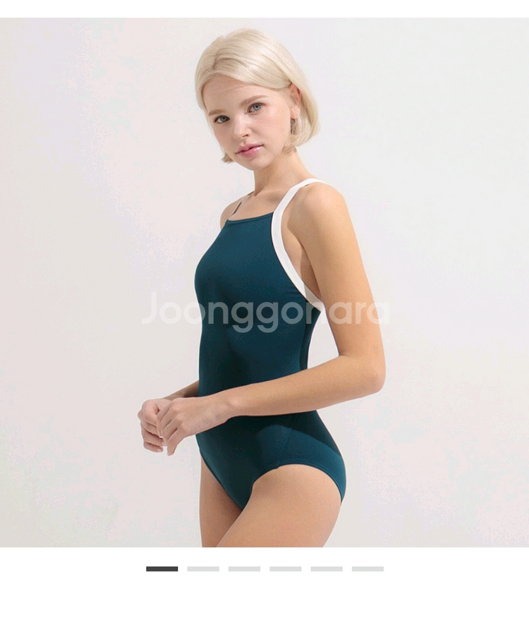 새제품)티막 여성 에센셜 수영복 90-95--0