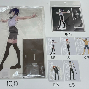 체인소맨 레제 제일복권 쿠지 아크릴스탠드 팝업 캔뱃지