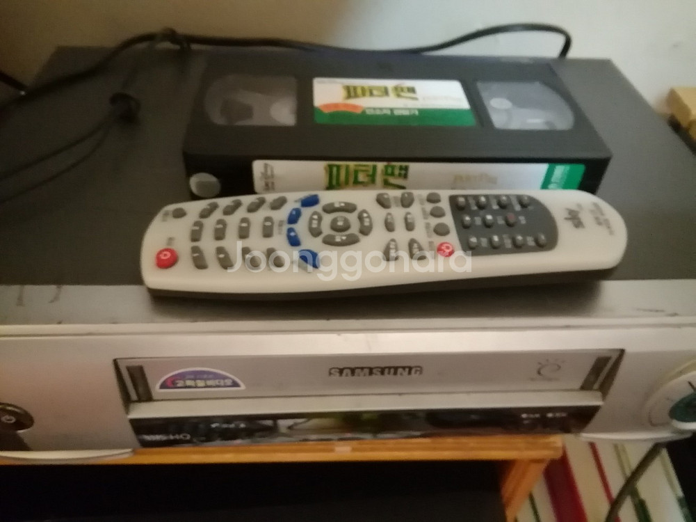 삼성 비디오 플레이어 VHS 비디오 테이프 레코더 VTR VCR 리모콘 삼성 비디오 플레이어 4HEAD 비디오 테--3