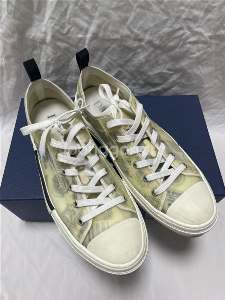 [43] 디올 다이엘아샴 뉴스페이퍼 로우탑 스니커즈--1