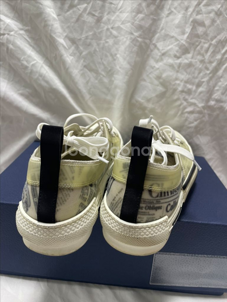 [43] 디올 다이엘아샴 뉴스페이퍼 로우탑 스니커즈--5