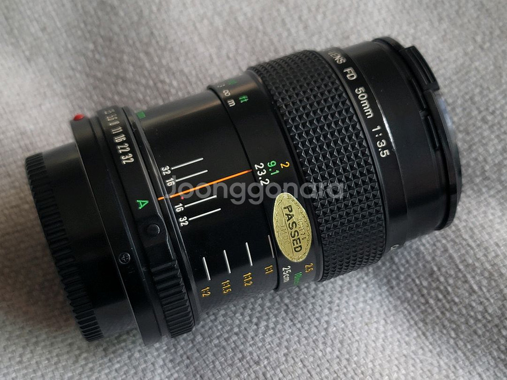 캐논 FD 렌즈 55mm 1.2 , 50mm 마크로, 35-70--5