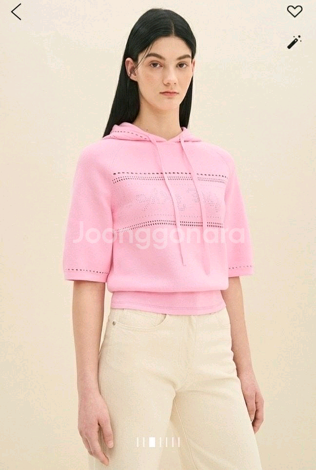 타임 여성 후드 니트(새상품)--0