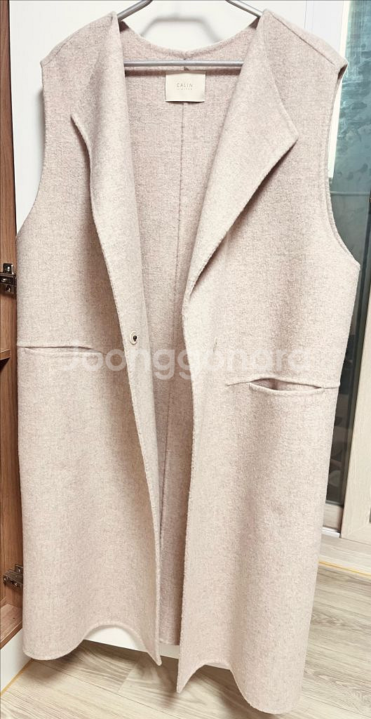 꺌랑 핸드메이드 베스트 새상품급--3