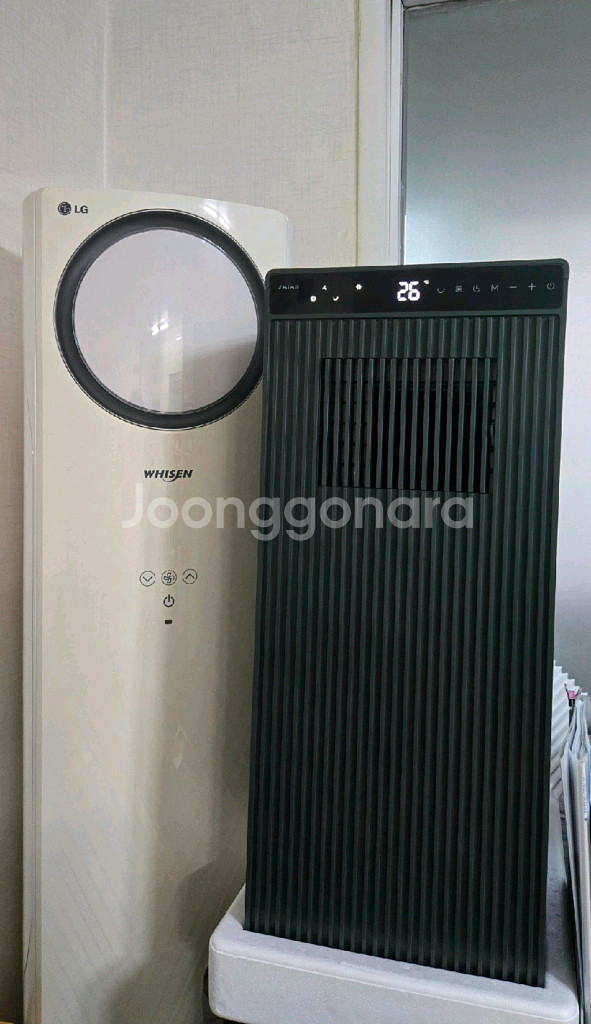 신일 더블팬 이동식 에어컨--0