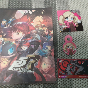 페르소나5 더 로열,ANIPLUS,코스터,빨대픽,쿠폰,받침,애니플러스