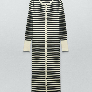 자라 zara 스트라이프 니트원피스