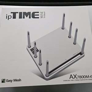 ipTIME AX7800M-6E WiFi6 무선 공유기 미개봉 새제품 팝니다