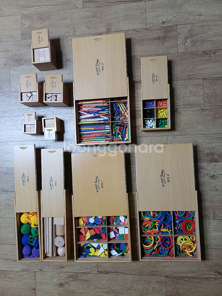 유아 교육용 원목 교구 세트 프레벨 가베--0