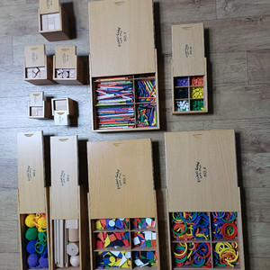 유아 교육용 원목 교구 세트 프레벨 가베